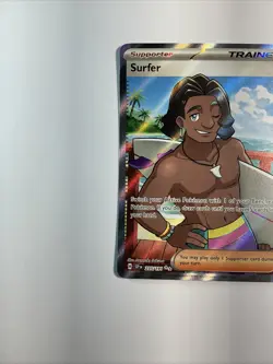 Surfer 235/191 Sv08: Surging Sparks Holo Pokemon TCG Full Art Ultra Rare Card - Image 3