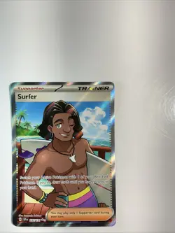 Surfer 235/191 Sv08: Surging Sparks Holo Pokemon TCG Full Art Ultra Rare Card - Image 5