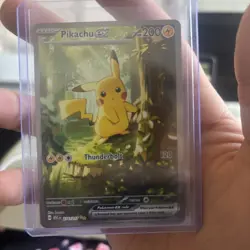 Pikachu EX 276/217 Scarlet & Violet Full Art Special Illustration Rare Holo Card - Image 1