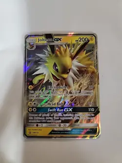 Pokemon Jolteon GX TCG Black Star Promo Holo Card SM173 - Image 1