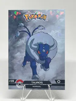Tauros #128 - Cracked Ice Holo - Crystal Dark Black 2025 - Pokemon Card - Image 1
