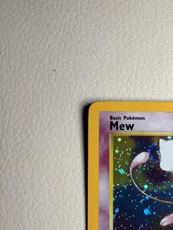 2000 Pokemon Black Star Mew #9 Holo Promo Pokemon League TCG Card - Image 2