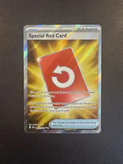 Special Red Card - 113/086- Full Art - Pokemon TCG - Chaos Rising NM - Image 1