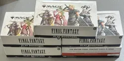 Lot of (5) Magic the Gathering Final Fantasy Play Booster Box SEALED - Image 1