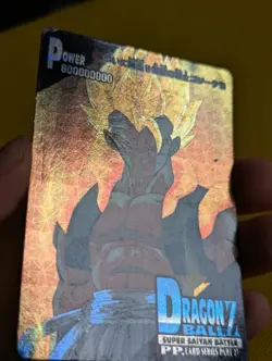 Carte Dragon Ball Z DBZ PP Card Part 27 #1220 hard Prism AMADA 1995 - Image 4