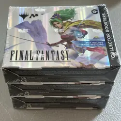 LOT of (3) Magic: The Gathering Final Fantasy Collector Booster Boxes Sealed - Image 1