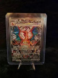 Pokemon TCG Charizard EX Sir Obsidian Flames 223/197 Full Art SECRET RARE CARD - Image 3