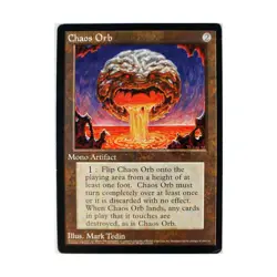 WotC MTG Oversize Cards Chaos Orb (InQuest #12) Fair - Image 1