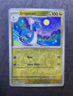 Pokemon TCG Dragonair Scarlet & Violet 151 Reverse Holo Uncommon Card 148/165 - Image 1