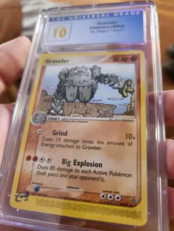 (POP 2) CGC 10 PRISTINE 2003 Pokemon EX Dragon Graveler 29/97 eReader Card - Image 3