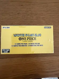 One Piece Card Game OP15-EB04 Booster Box Adventure on Kami's Island SEAL DAMAGE - Image 4