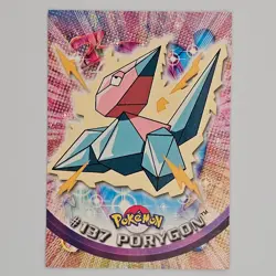 Pokemon Card - Porygon Topps TV Animation Edition #137 Blue Logo Non Holo - Image 1