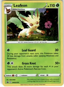 Leafeon - Promo SWSH: Sword & Shield Promo Cards SWSH191 LP Grass Atsushi Furusa - Image 1