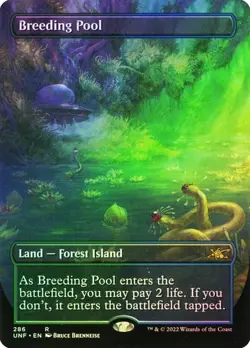 Breeding Pool (Borderless) Unfinity Foil - NM - Image 1