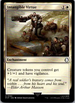 Intangible Virtue (Surge Foil) U Enchantment Normal Universes Beyond: Fallout 69 - Image 1