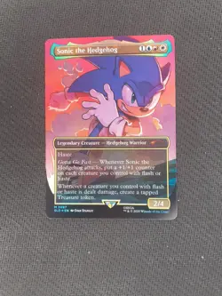 Sonic the Hedgehog FOIL - SECRET LAIR - MTG - Free Postage - Image 1