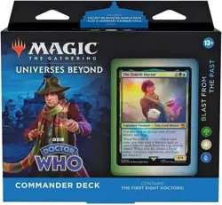 Universes Beyond: Doctor Who Blast from the Past Commander Deck MTG *NEW SEALED* - Image 1