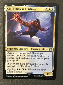 Cid, Timeless Artificer (0409) Final Fantasy MTG Regular - Image 1