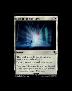 FATE OF THE SUN-CRYST 19 C FINAL FANTASY MTG NM/M - Image 1