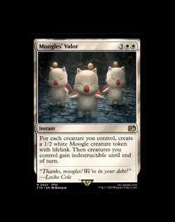 MOOGLES' VALOR 27 R FINAL FANTASY MTG NM/M - Image 1