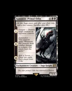 SUMMON: PRIMAL ODIN 121 R FINAL FANTASY MTG NM/M - Image 1