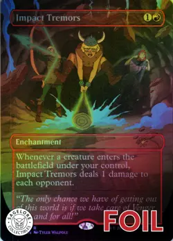 Impact Tremors - Secret Lair Saturday Morning D&D - 313 - NM Foil - Image 1