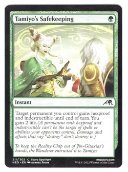 Tamiyo's Safekeeping C Kamigawa: Neon Dynasty 211 NM - Image 1