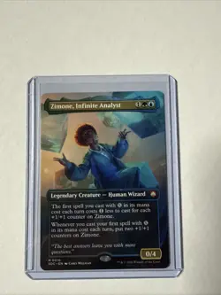 MTG Zimone Infinite Analyst (Borderless) Commander Secrets of Strixhaven Regular - Image 1