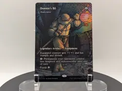 Donnie's Bo - Shadowspear (Borderless) Teenage Mutant Ninja Turtles *FOIL* - Image 1