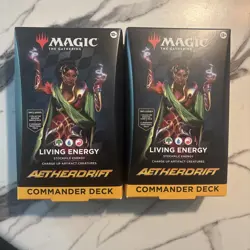 MtG - Aetherdrift Commander Decks - Eternal Might & Living Energy NEW/SEALED - Image 4