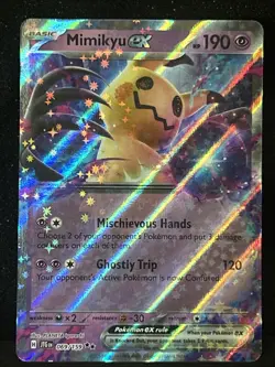 Pokemon TCG Mimikyu EX 069/159 Journey Together Double Rare Card - Image 1