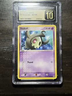 Pokemon 2005 EX Emerald #46 Duskull 💎 CGC Pristine 10 - Image 1