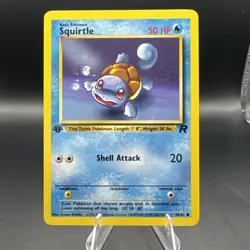 Pokemon 1st Edition Team Rocket Squirtle 68/82 NEAR MINT - Image 1
