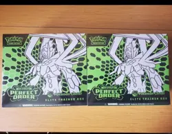 Perfect Order Pokemon Center Elite Trainer Box ETB Sealed New Set of Two - Image 1