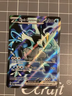 Pokemon Sv08: Surging Sparks Holo Ultra Rare Full Art Black Kyurem EX 218/191 - Image 1
