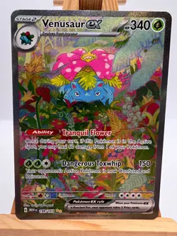 Pokemon TCG - S&V 151 - 198/165 Venusaur ex - Special Illustration Rare - NM/M - Image 1