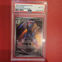 2024 Pokemon CERULEDGE 197/191 Surging Sparks - EN Illustration Rare Holo PSA 8 - Image 1