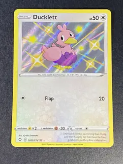 Ducklett SV095/SV122: Shining Fates: Shiny Vault Pokemon TCG Near Mint - Image 2