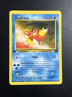 Magikarp 47/82 Team Rocket 1st Edition Pokemon - Image 1