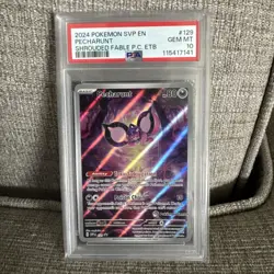 Pecharunt - 129 (Pokemon Center Exclusive) 129 Sv: Scarlet & Violet PSA 10 - Image 1