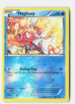 Magikarp 30/113 Common Legendary Treasures Pokemon Reverse Holo Near Mint - Image 1