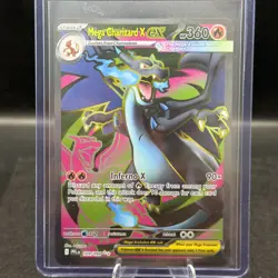 Pokemon TCG Mega Charizard Ex 109 Ultra Rare Holo Phantasmal Flames - Image 1