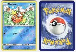 Magikarp 15/68 Common Hidden Fates Pokemon Reverse Holo Lightly Played - Image 1