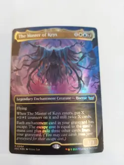 The Master of Keys (Borderless) Commander: Duskmourn: House of Horror Foil - Image 1