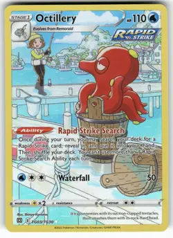 Octillery TG03/TG30 Holo Brilliant Stars Trainer Gallery Pokemon NM - Image 1