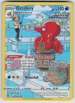 OCTILLERY TG03/TG30 HOLO BRILLIANT STARS TRAINER GALLERY POKEMON HOLO NM/M - Image 1