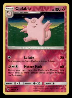 Clefable 89/145 Uncommon Guardians Rising Pokemon Reverse Holo Near Mint - Image 1