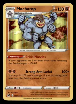 Machamp 088/196 Holo Rare Lost Origin Pokemon Near Mint - Image 1