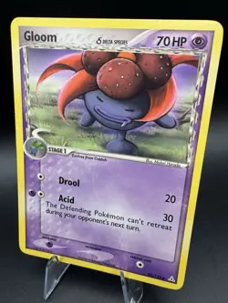 Pokemon TCG Gloom Delta Species 42/110 Uncommon Ex Holon Phantom Vintage LP / NM - Image 1