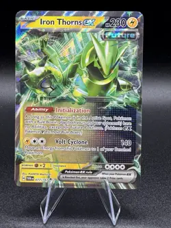 Pokemon Twilight Masquerade Iron Thorns EX Double Rare 77/167 NM/M - Image 1